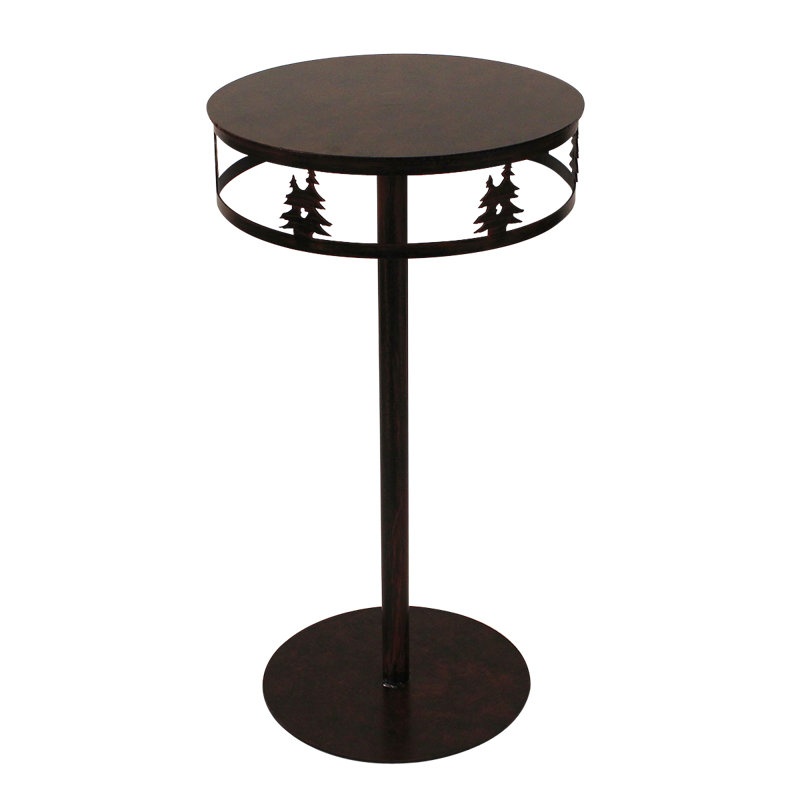 Reuben Round Metal Top Dining Table