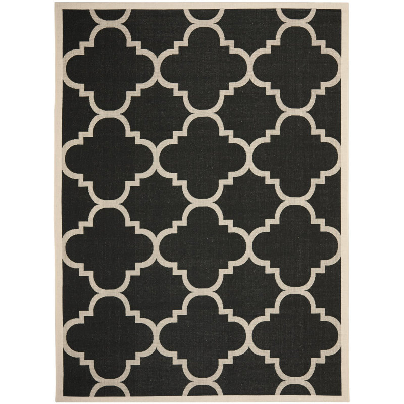 Herefordshire Performance Geometric Indoor/Outdoor Area Rug, Rectangle 2'7" x 5'
