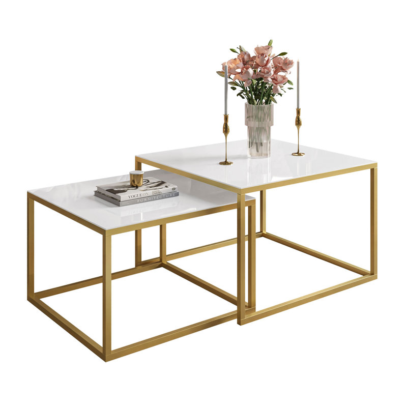 Coffee Table, High-gloss white
