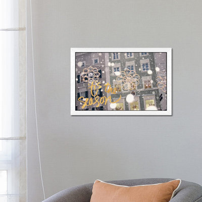 Tis The Season by Anna Coppel - Floater Frame Print on Canvas