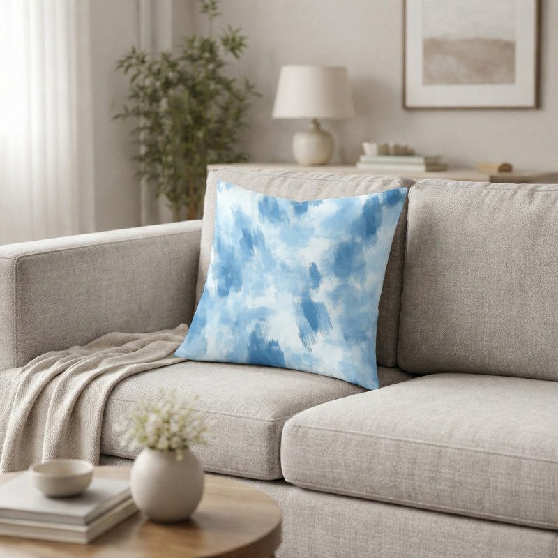Coussin décoratif abstrait Abstract, H 16 po x l 16 po