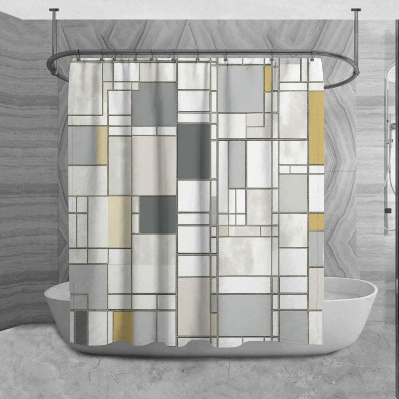 Rideau de douche Hudhaifah, H 93 po x l 70 po