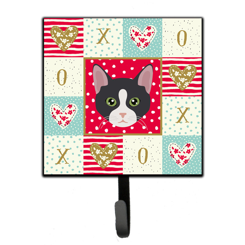 Organisateur de clés murales pour chat love avec crochets clés british shorthair Bessemer