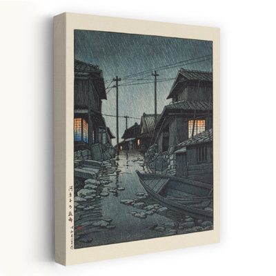 Dashiell Contemporary Art Vintage Contemporary Architecture City Wall Art - Wrapped Canvas Print