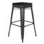 Tabouret de comptoir sans dossier intérieur / extérieur Briahnna-1422314961-1422314982