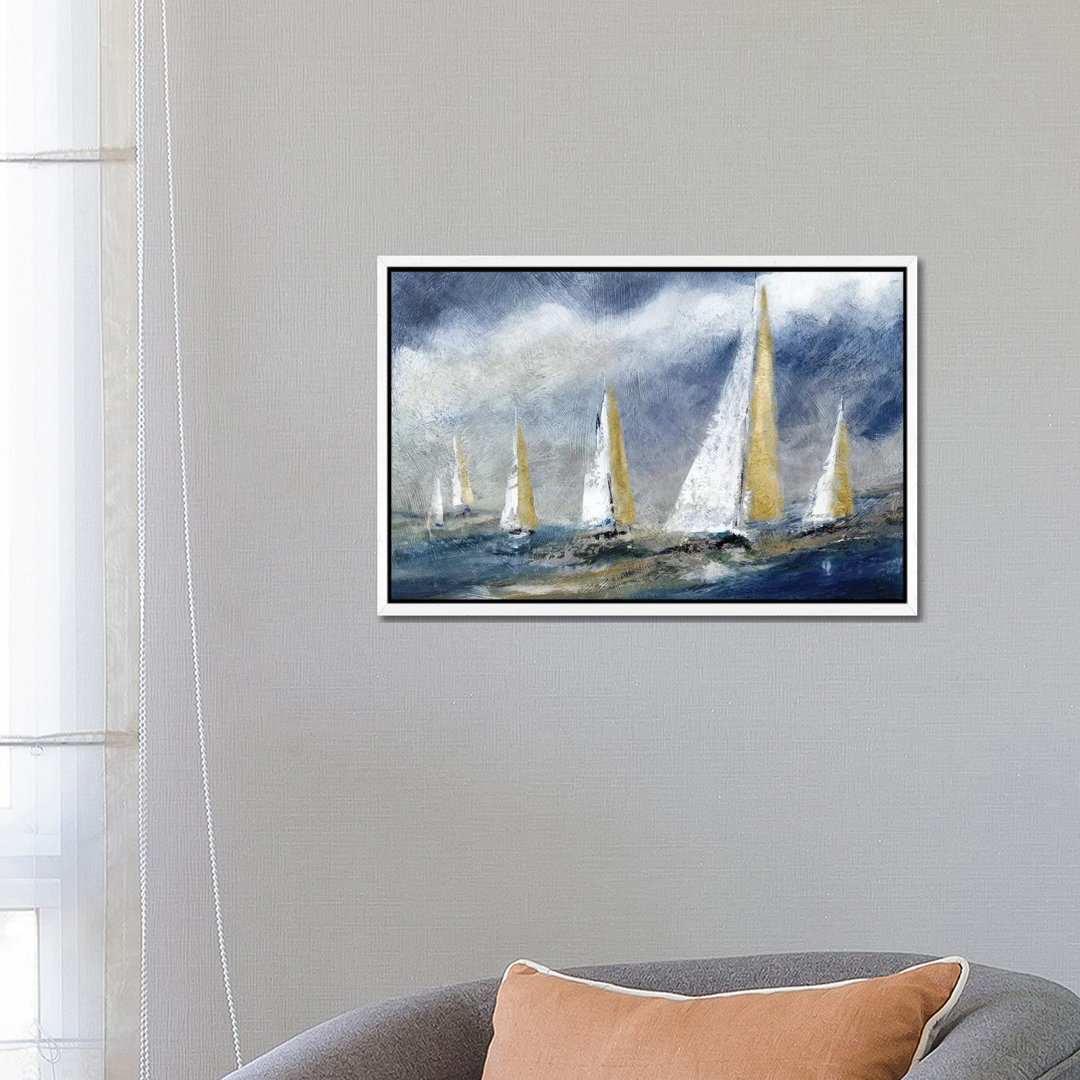 Indigo Swells by Carol Robinson - Painting on Canvas