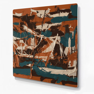 Neo Expressionism 98 Black Metal Wall Art