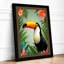 Toucan Tropical - Framed Print-723459001-723459003