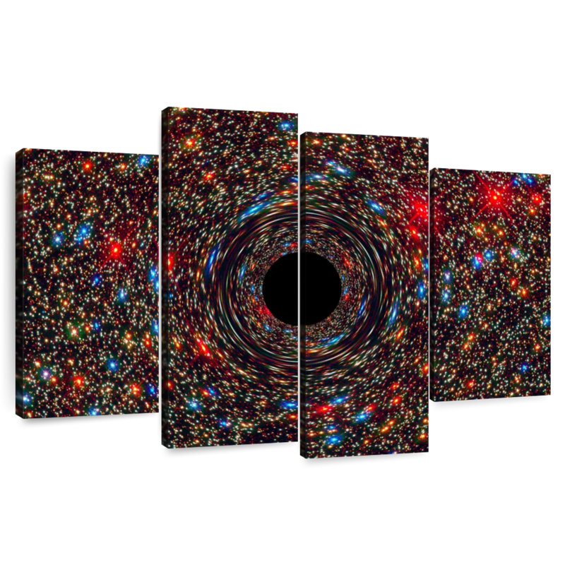 Oberle Galaxy M87 Black Hole, 32" H x 52" W
