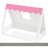 Twin Size House Floor Bed With Tent And Light, Solid Wood Teepee Floor Bed With Full-Length Guardrails, Montessori And Childlike Design, White+Pink-1879159442-1879159440