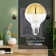 Equivalent G25 E26/Medium (Standard) Dimmable 2700K LED Bulb