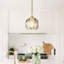 Collete 1-Light 11cm Crystal Globe Pendant Light Hanging Lamp