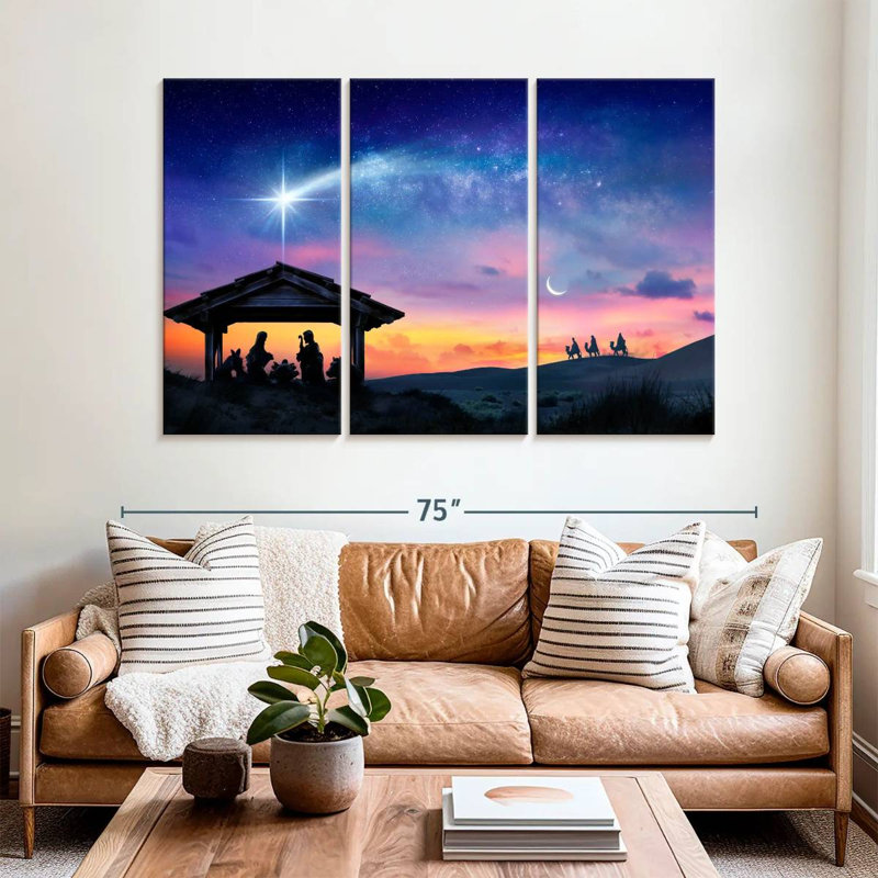 Adella Christmas Star, 42" H x 65" W