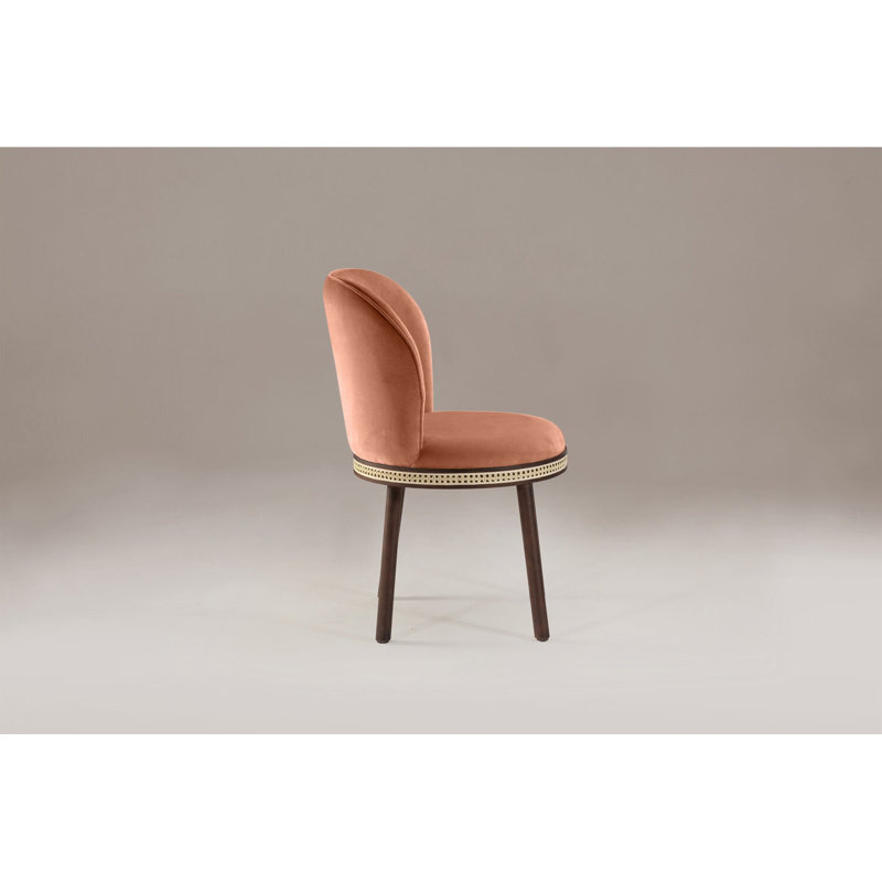 Alma Upholstered Dining Chair, Powder Velvet