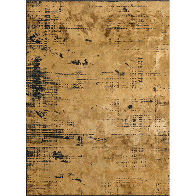 Tapis jaune / noir Rapture
