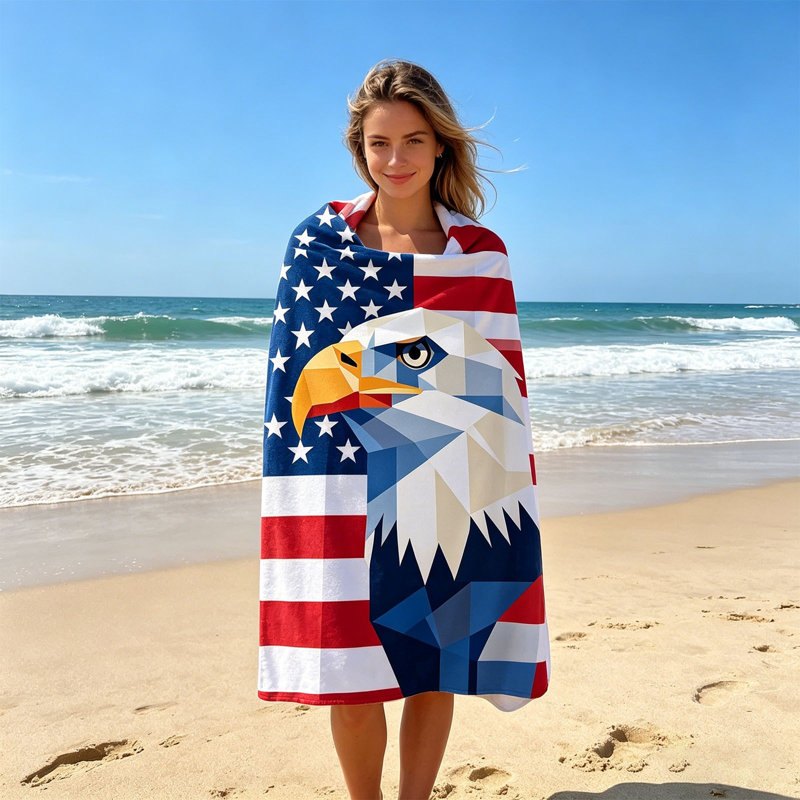 Serviette de plage pour la plage de l'Independence, A