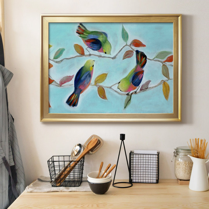 «Open Sky Study II», reproduction d'art sur toile, Or, H 18,5 po x l 24,5 po x P 1,5 po