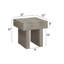 Table de bout Strong Brown Grey - Meuble rectangulaire en bois pour salon contemporain