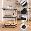 Glormarie Wood Bar Cart