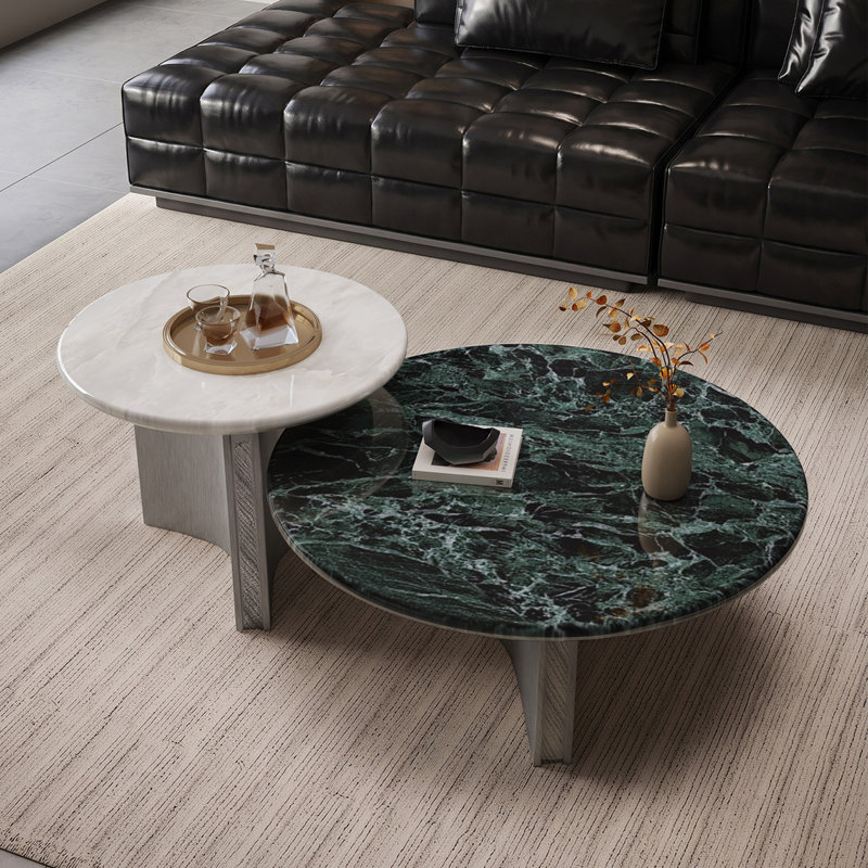 Holz, H 14,2 po x l 31,5 po x P 31,5 po, Green/White