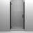 MP Swinging 24" x 73" Hinged Semi-Frameless Shower Door-42568675-42568672