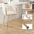 Kristyn Upholstered 25.6'' Counter Stool With Metal Frame-916650107