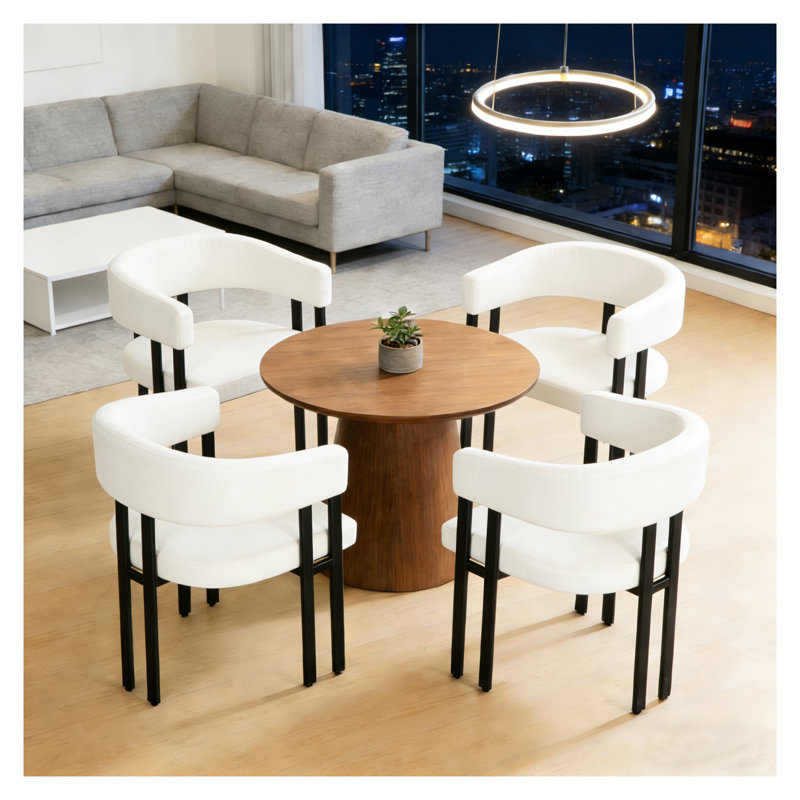 Ensemble de 2 chaises de salle à manger en similicuir Modern