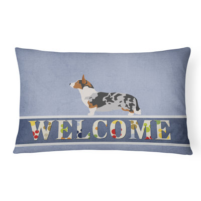  Coussin décoratif intérieur / extérieur Welsh Corgi Cardigan