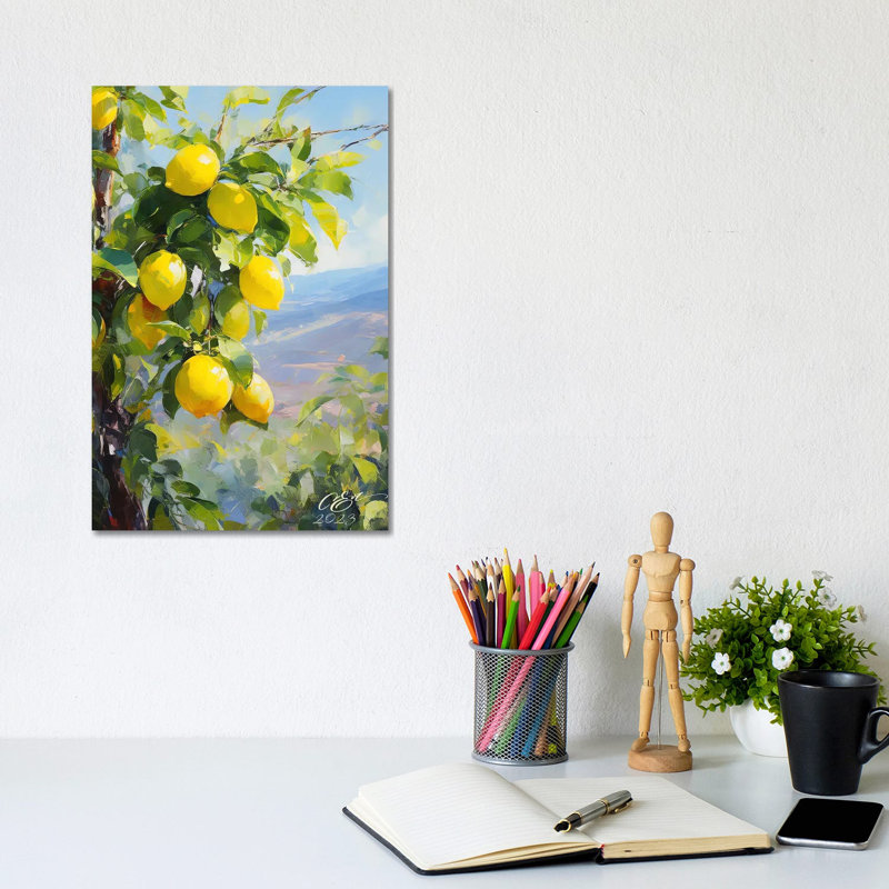 «Sunny Impressionism In Decembre», reproduction d'art mural
