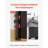 Retractable Baby Gate Mesh Dog Gate Black-1735516642