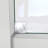 DreamLine Enigma-XO 32 1/2 inch D x 56 3/8 - 60 3/8 inch W x 76 inch H Frameless Sliding Shower Enclosure in Polished Stainless Steel-30840341-131207610