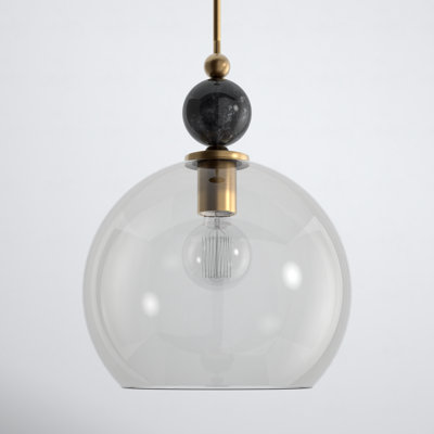 Rosalee Single Light Glass Pendant