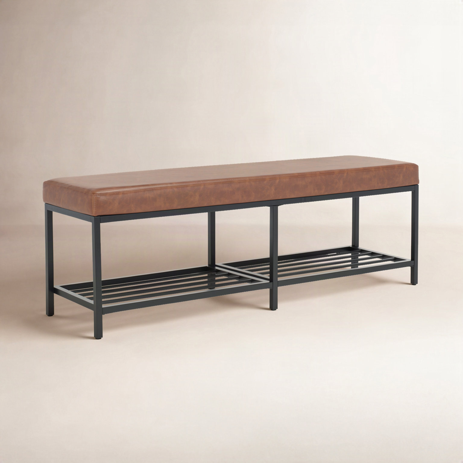 Dyer Storage Bench, Brown
