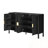 4-Door Sideboard With Back-Of-Door Storage Racks, Side Hooks And Adjustable Shelves-381835985