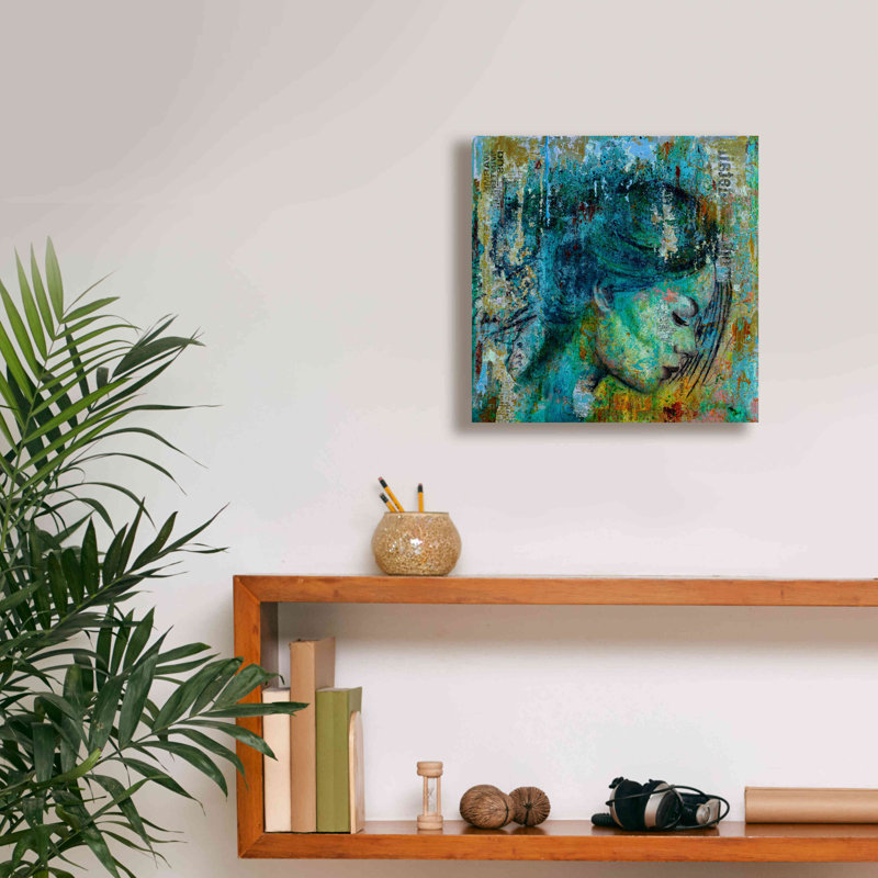 «THOUGHTS» par DB Waterman, H 12 po x l 12 po x P 0,75 po