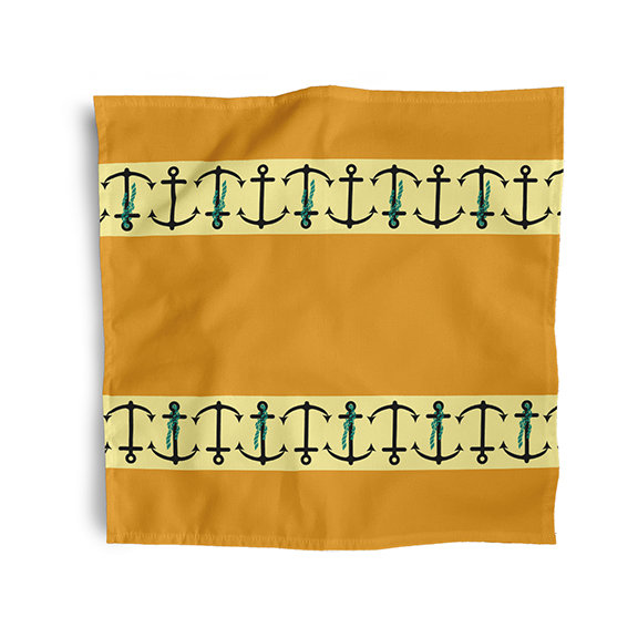 Ensemble de serviettes 4 pièces Algean, Moutarde ensoleillée