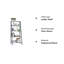 Aeden Ladder Bookcase-614858840