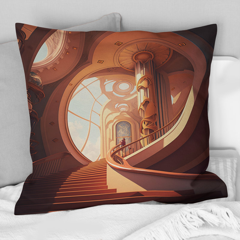 Architectural Designs For The Future III - Towers Printed Throw Pillow