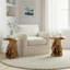 Table de bout Natural Tree Stump
