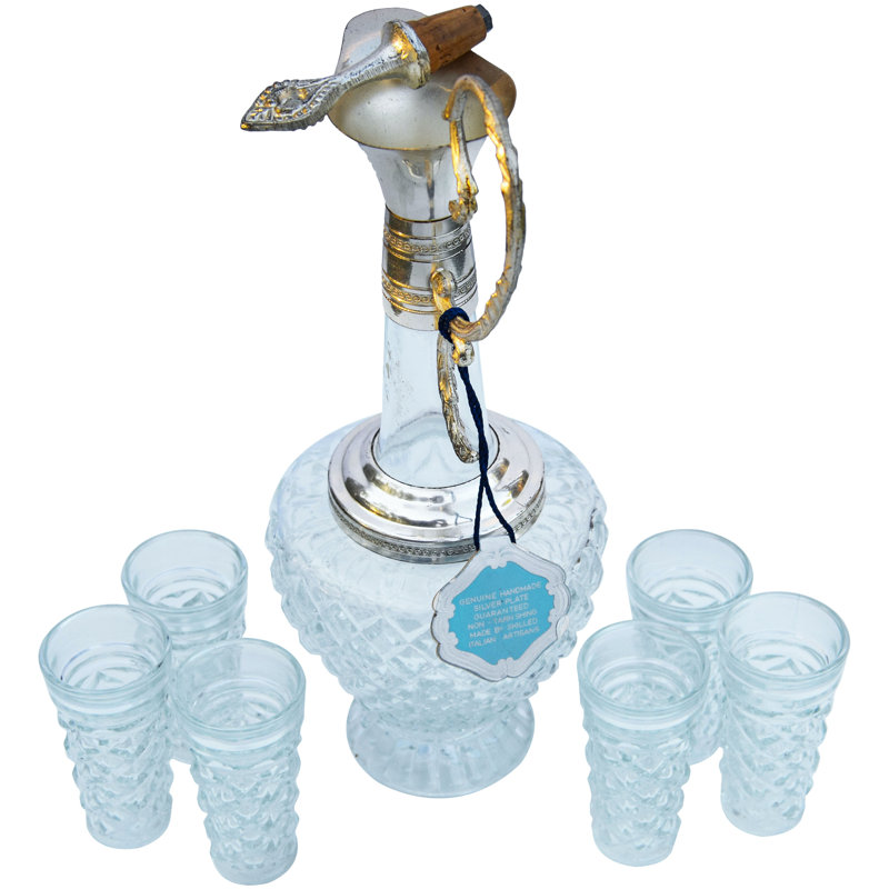 7 - Piece Glass Beverage Server Set