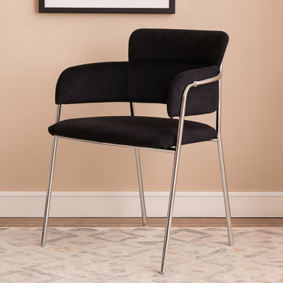 Elsberry 46cm H Velvet Upholstered Armchair