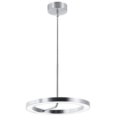Franke 18'' LED Pendant - Polished Chrome