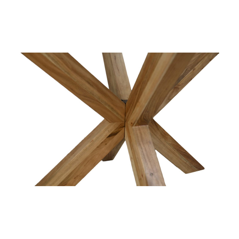 Caselli Solid Wood Table Base, 72cm H x 75cm W x 75cm D