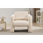 Chaise d'appoint moderne rembourrée en sherpa rembourré doux pour le salon et le bureau-2143645748
