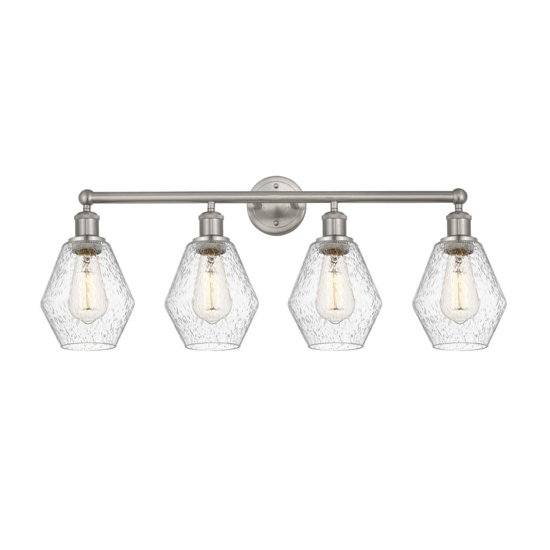 Gabbie 4 - Light Dimmable Vanity Light, Seedy, Brushed Satin Nickel