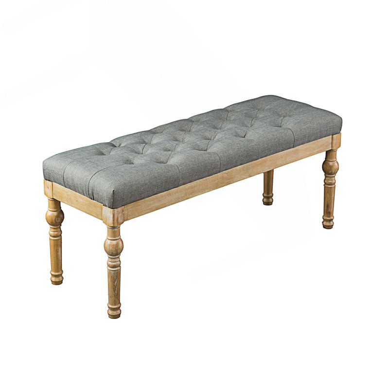 Button Tufted Dining Bench, Mudroom Bench