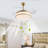 42Inch Flush Mount Ceiling Fan With Remote Control-2058099018