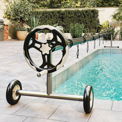 CH-CR1-U81-3/215 Pool Reel, Gray-Black, 18FT, 2-2 Boxes