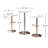 Adjustable Height Bar Table And 2 Chrome Adjustable Swivel Stools Set-1560703830-1560703829-1574702950