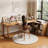 Burlywood L-Shaped Solid Wood desk-620874731-620874733
